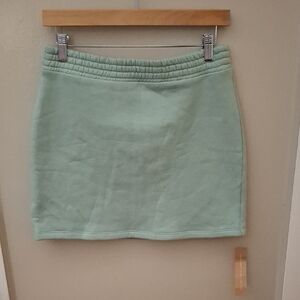NWT Reformation Jeans Mint Green Sweat Skirt_1
